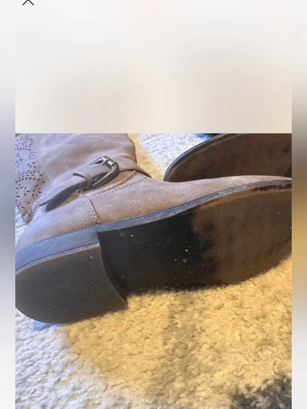JustFab boots size